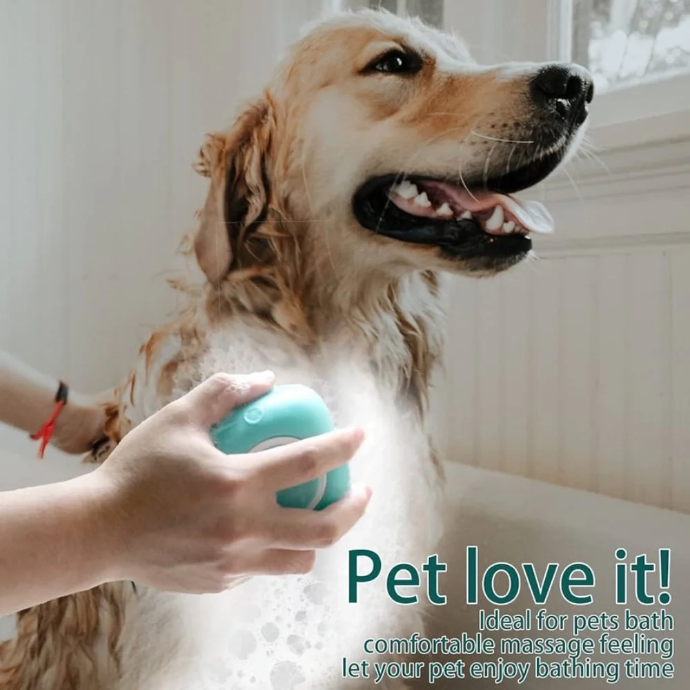 ❤️🐶 Soft Silicone Shampoo/ Grooming Pet Brush